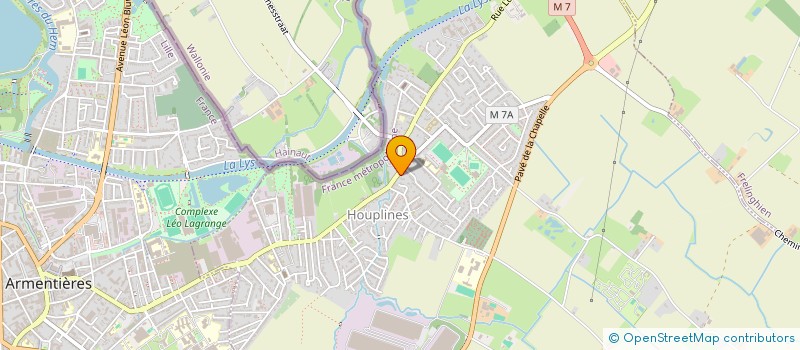 localisation de l'entreprise GAIA  HOUPLINES