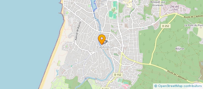 localisation de l'entreprise GAIA  CAPBRETON