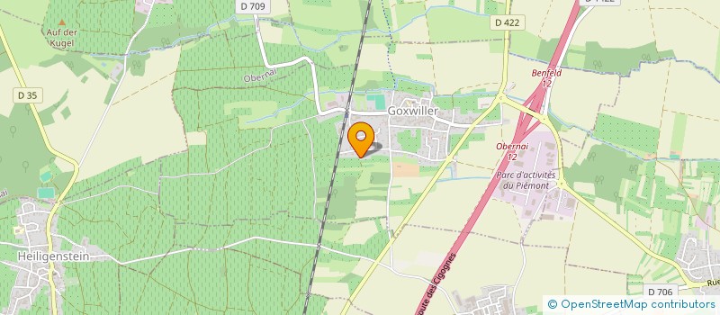 localisation de l'entreprise GAIA  GOXWILLER