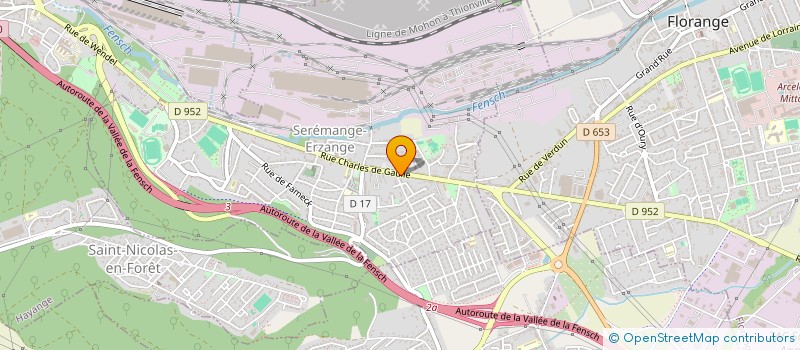 localisation de l'entreprise GAIA  SEREMANGE-ERZANGE