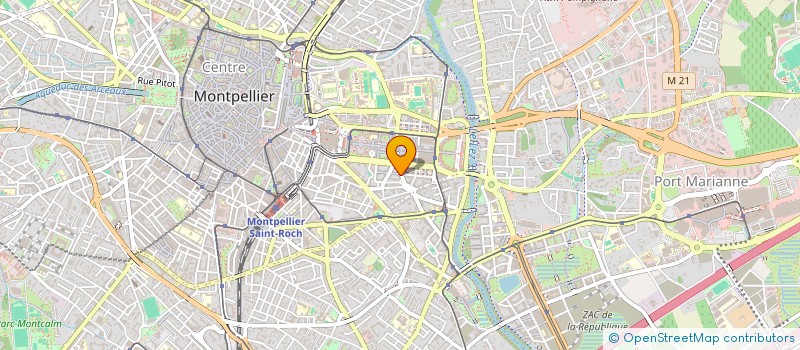 localisation de l'entreprise GAIA à MONTPELLIER
