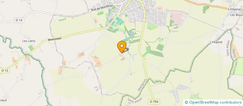 localisation de l'entreprise GAIA  MATIGNON