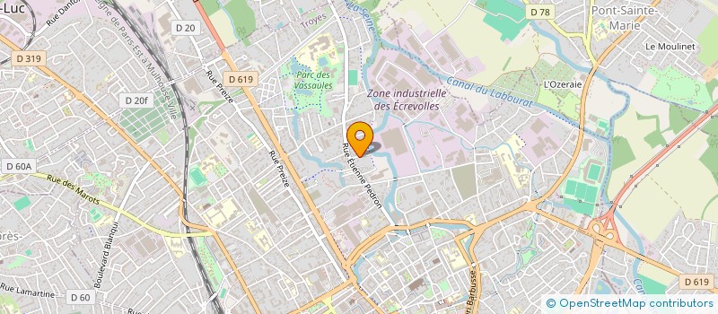 localisation de l'entreprise GAIA à TROYES