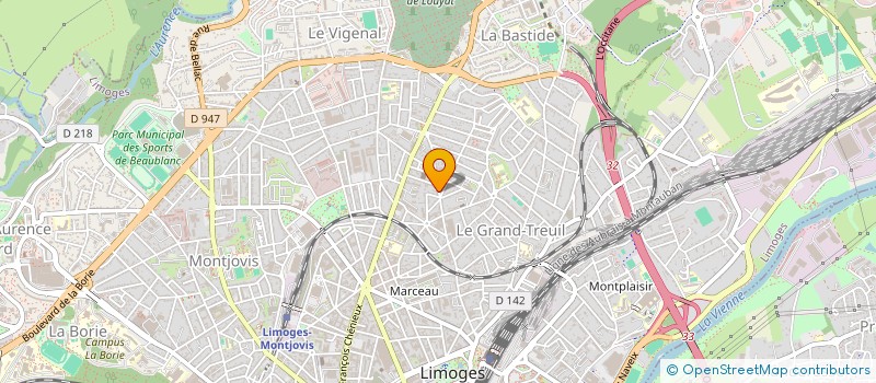localisation de l'entreprise GAIA APPROCHES ET RESSOURCES TRANSCULTURELLES à LIMOGES
