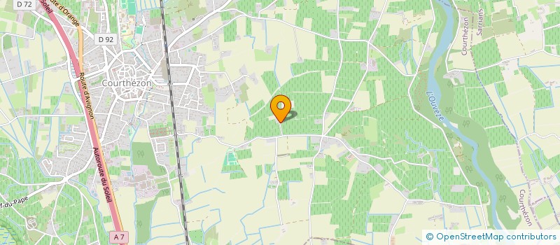 localisation de l'entreprise GAIA-BACCHUS  COURTHEZON