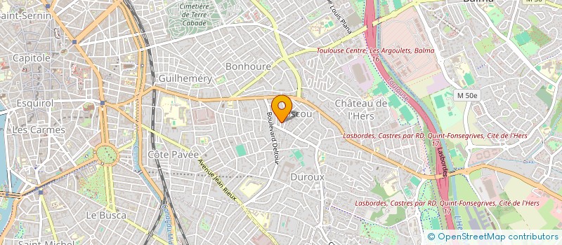 localisation de l'entreprise GAIA C&P à TOULOUSE