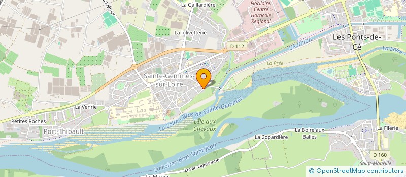 localisation de l'entreprise GAIA CAC  SAINTE-GEMMES-SUR-LOIRE