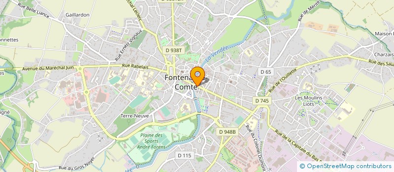 localisation de l'entreprise GAIA CAMELLIA COFFEE SHOP  FONTENAY-LE-COMTE