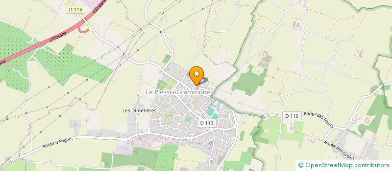 localisation de l'entreprise GAIA CLOUD  LE PLESSIS-GRAMMOIRE