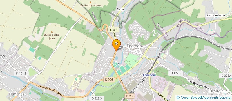 localisation de l'entreprise GAIA CONCEPT 2000 à EPERNON
