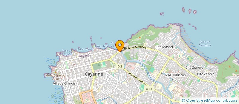 localisation de l'entreprise GAIA-CONSULTING  CAYENNE