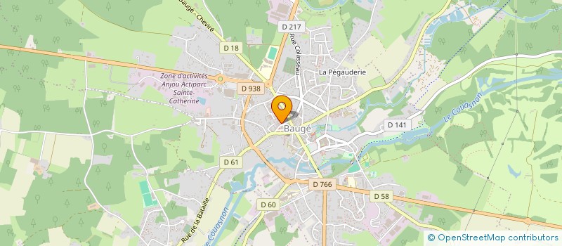 localisation de l'entreprise GAIA CONSULTING FORMATION à BAUGE-EN-ANJOU