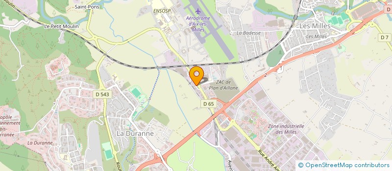 localisation de l'entreprise GAIA ECOLOGIE à AIX-EN-PROVENCE
