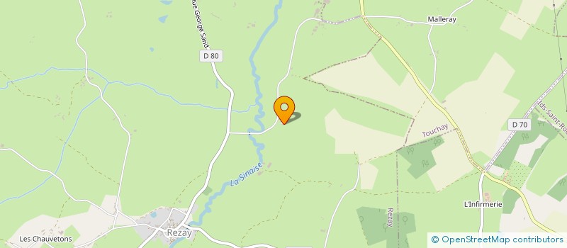 localisation de l'entreprise GAIA ET VOUS CREATIONS  REZAY