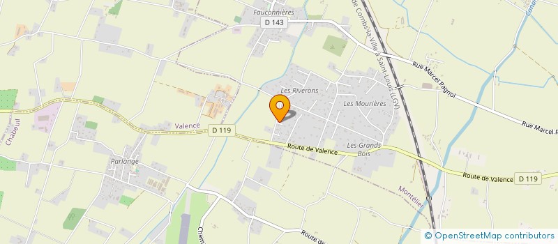 localisation de l'entreprise GAIA IM'VEST à MONTELIER