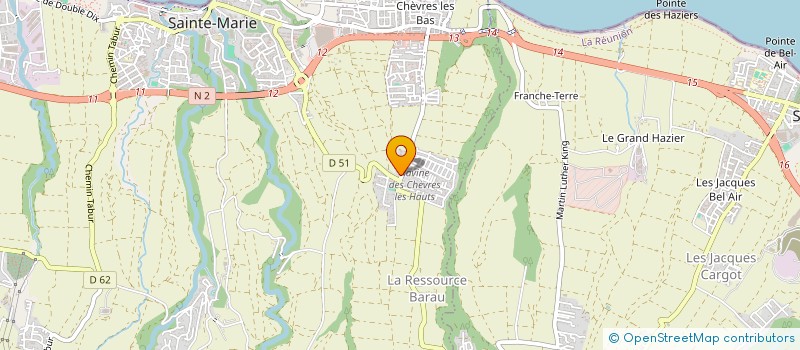 localisation de l'entreprise GAIA IMMOBILIER à SAINTE-MARIE
