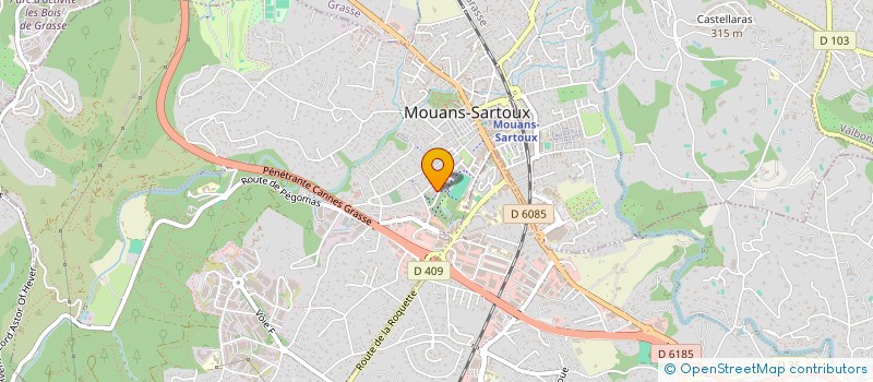 localisation de l'entreprise GAIA INVESTISSEMENTS à MANDELIEU-LA-NAPOULE