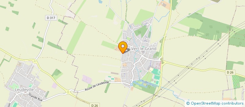 localisation de l'entreprise GAIA -LES TILLEULS  VERT-LE-GRAND