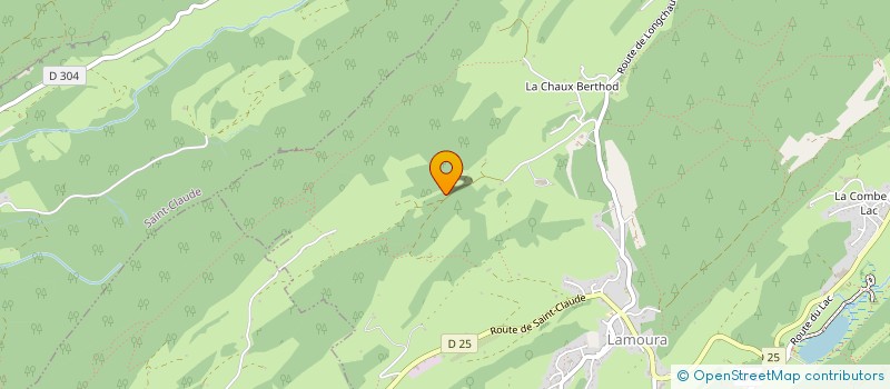 localisation de l'entreprise GAIA LOISIRS à LAMOURA