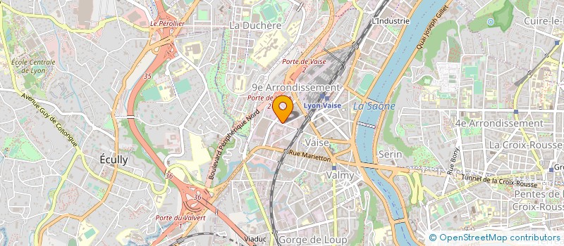 localisation de l'entreprise GAIA MINI SYSTEMES à LYON