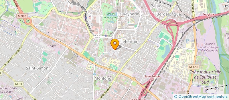localisation de l'entreprise GAIA NOUVELLES ENERGIES à TOULOUSE