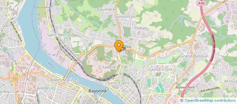 localisation de l'entreprise GAIA ORIGINE  BAYONNE