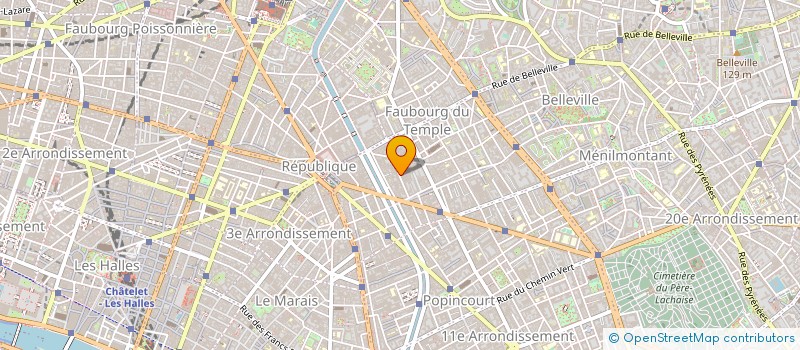 localisation de l'entreprise GAIA PARIS à PARIS