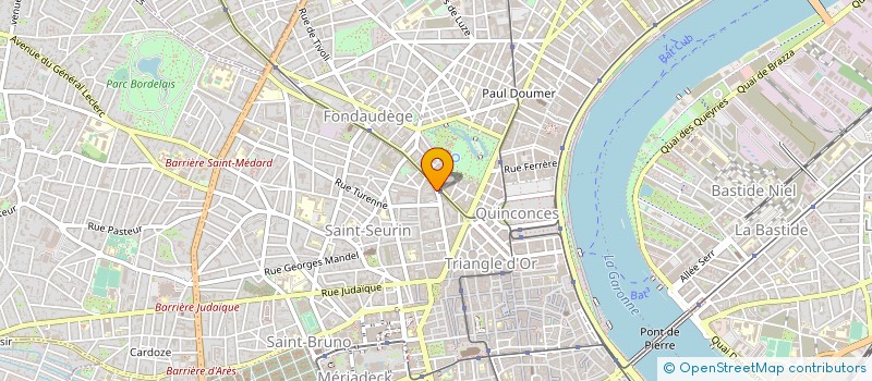 localisation de l'entreprise GAIA PIERRES & PATRIMOINE à BORDEAUX