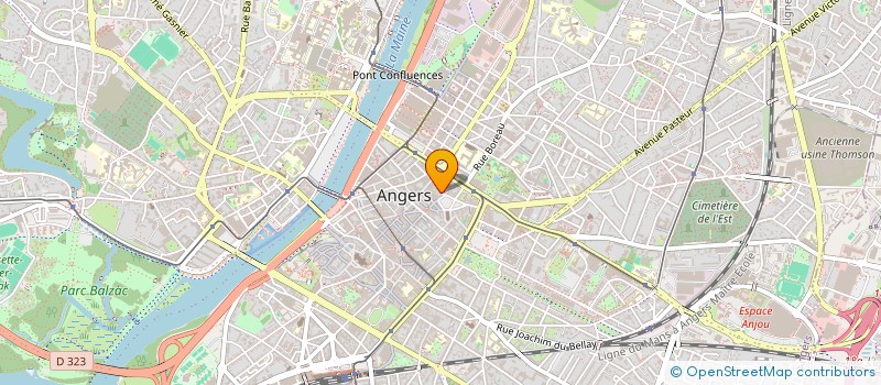 localisation de l'entreprise GAIA RESTAURATION  ANGERS