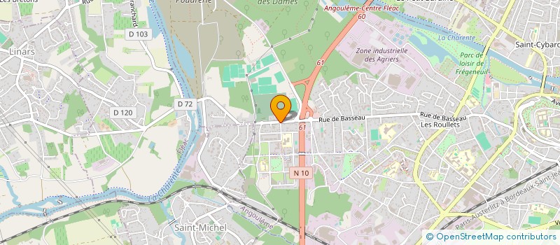 localisation de l'entreprise GAIA SOLIDARITE à ANGOULEME