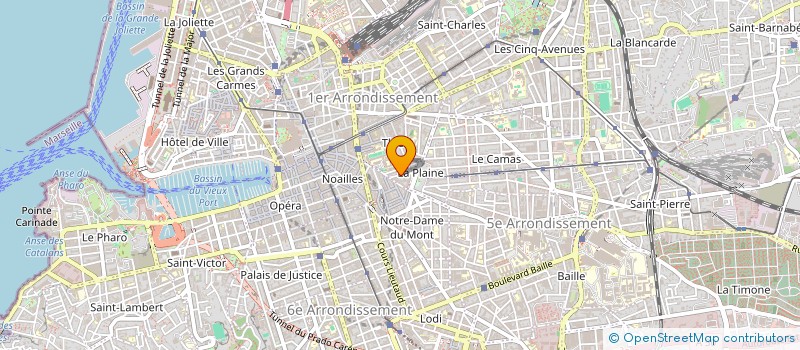 localisation de l'entreprise GAIA'Z ONDA à MARSEILLE