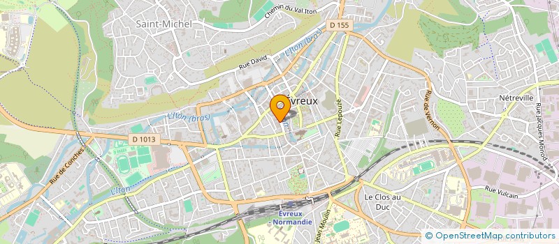 localisation de l'entreprise GAIAC  EVREUX