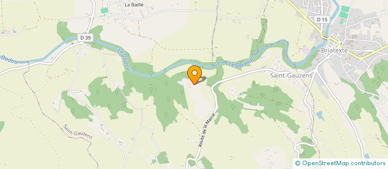 localisation de l'entreprise GAIAC  SAINT-GAUZENS