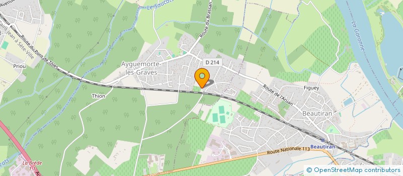 localisation de l'entreprise GAIAC  AYGUEMORTE-LES-GRAVES