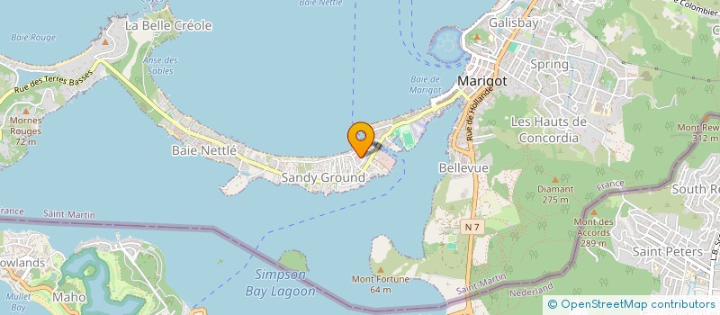 localisation de l'entreprise GAIAC DE SAINT MARTIN  SAINT MARTIN