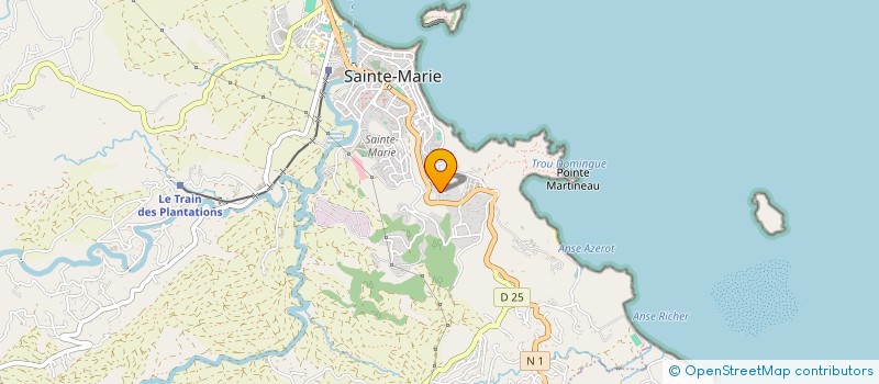 localisation de l'entreprise GAIAC ECOLE MONTESSORI BILINGUE DE LA MARTINIQUE à SAINTE-MARIE