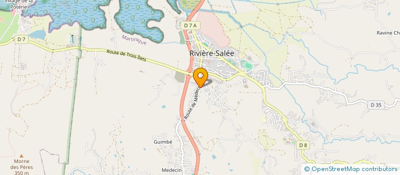 localisation de l'entreprise GAIACS-DIGNITE-MARTINIQUE  RIVIERE-SALEE