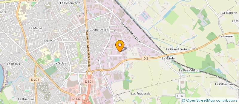 localisation de l'entreprise GAIAGO à SAINT-MALO