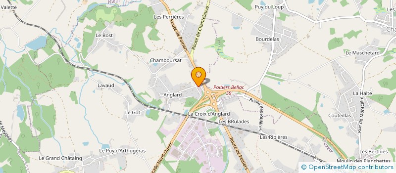 localisation de l'entreprise GAIANE  COUZEIX