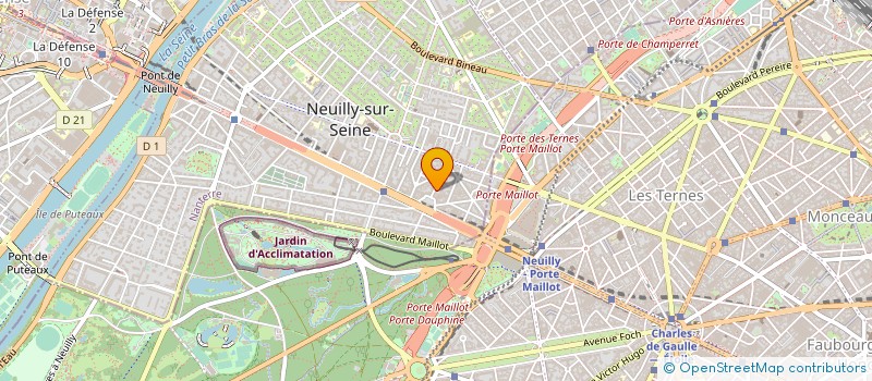 localisation de l'entreprise GAIANET à NEUILLY-SUR-SEINE
