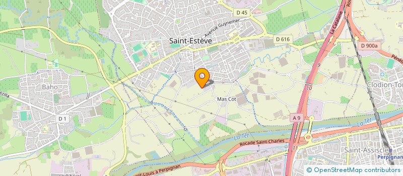 localisation de l'entreprise GAIANOVA CONSEIL ET STRATEGIE  SAINT-ESTEVE