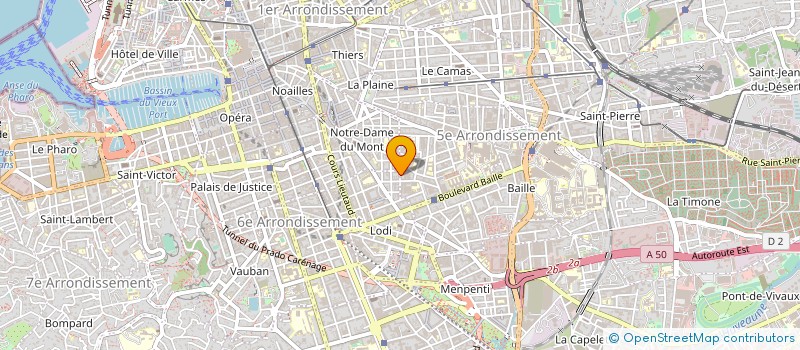 localisation de l'entreprise GAIARTS à MARSEILLE