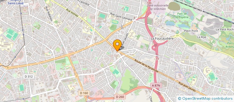 localisation de l'entreprise GAICHOUCHA SOCIETE à ANGERS