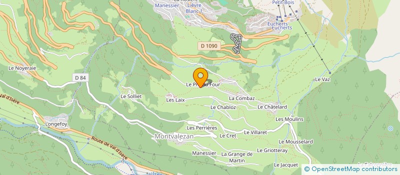 localisation de l'entreprise GAIDE STEPHANE  MONTVALEZAN