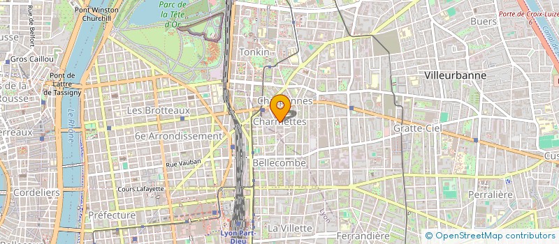 localisation de l'entreprise GAIED ETANCHEITE  VILLEURBANNE