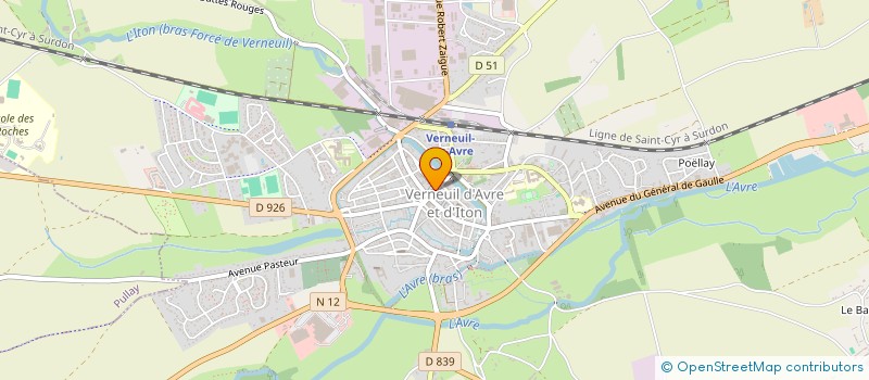 localisation de l'entreprise GAIETTA  VERNEUIL D'AVRE ET D'ITON