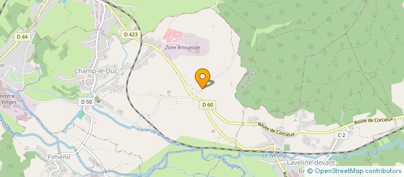 localisation de l'entreprise GAIFFE IMMO  CHAMP-LE-DUC