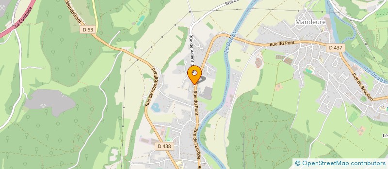 localisation de l'entreprise GAIFFE MENUISERIE  MATHAY