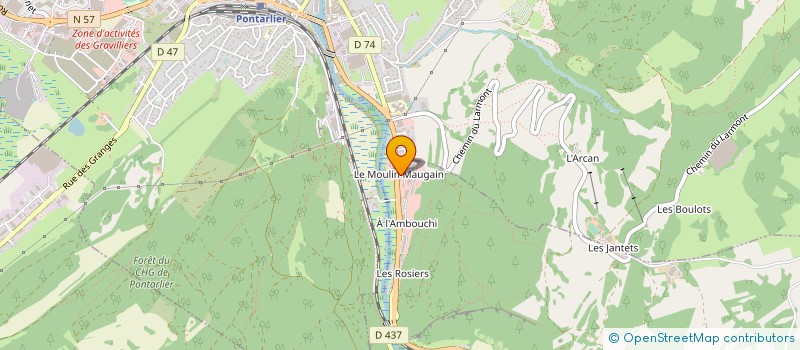 localisation de l'entreprise GAIFFE PARTICIPATIONS  LA CLUSE-ET-MIJOUX