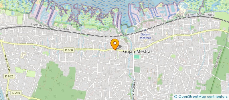 localisation de l'entreprise GAIFFIER CONSEILS TRANSACTIONS FONDS DE COMMERCE ET IMMOBILIER  GUJAN-MESTRAS